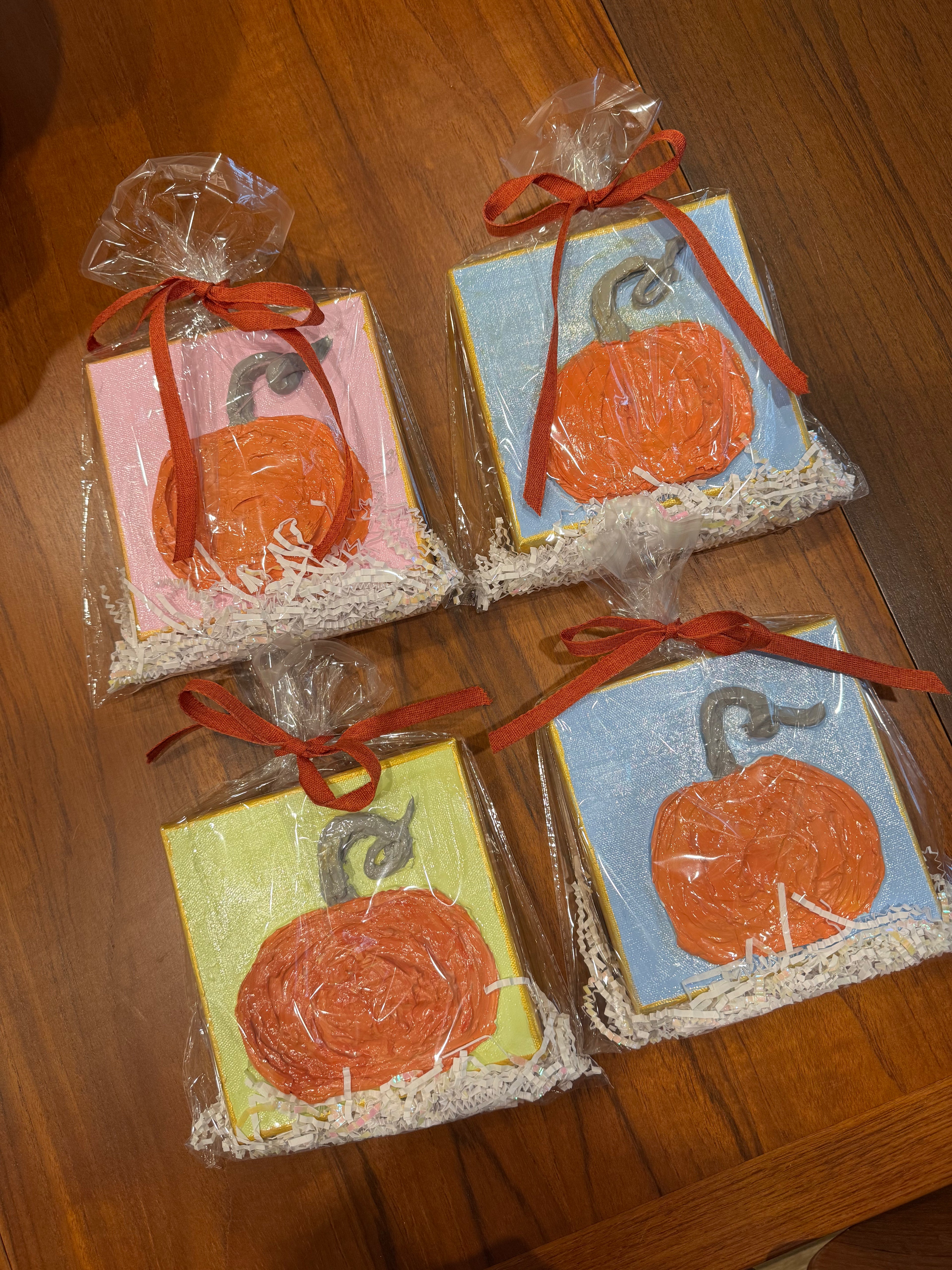 Pumpkin on Canvas-6x6