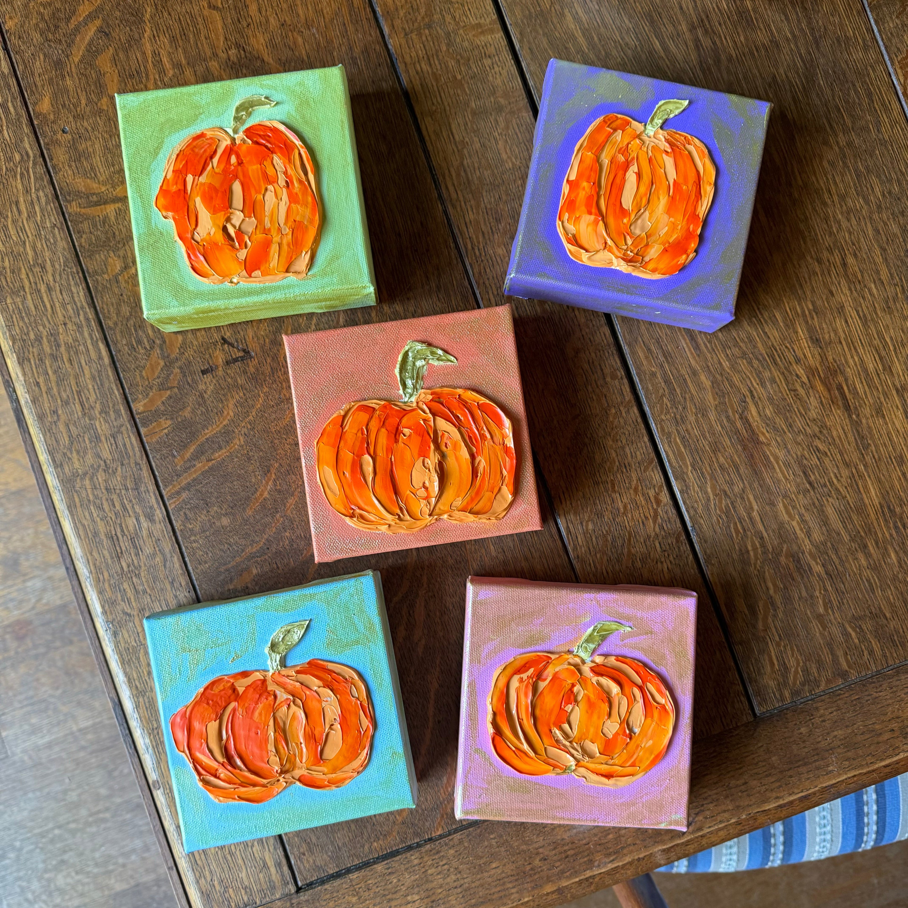 Mini Pumpkin on Canvas