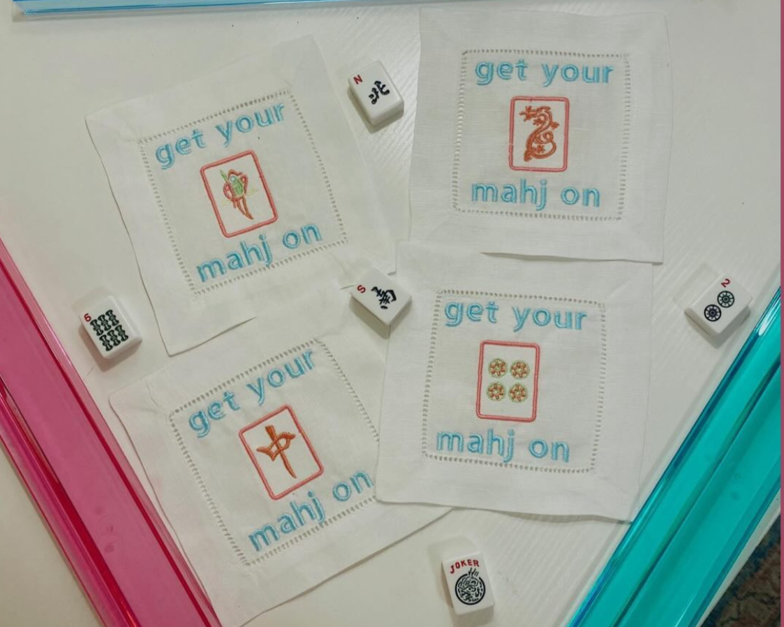 Mah Jong Cocktail Napkins