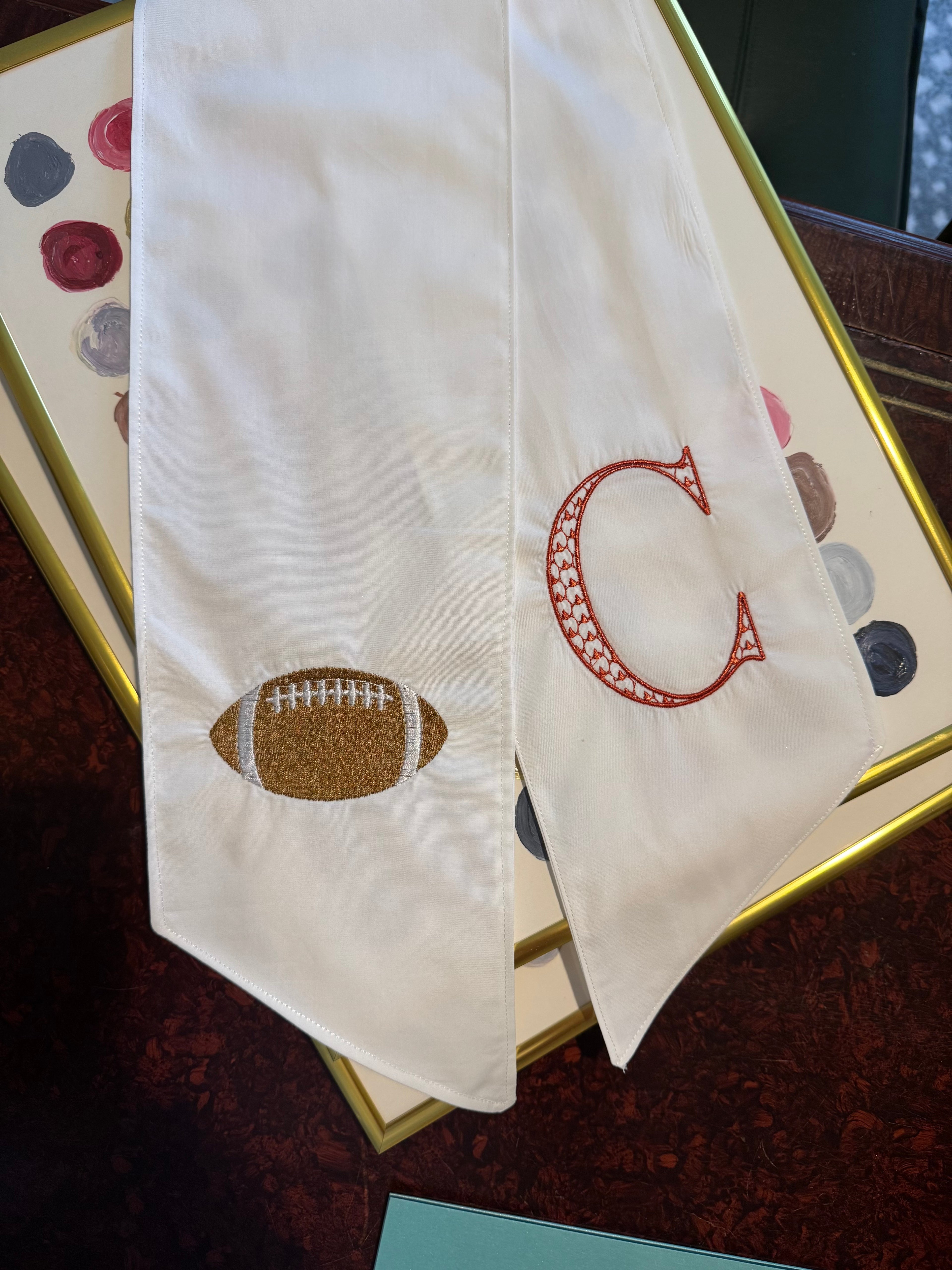 Football Wreath Sash