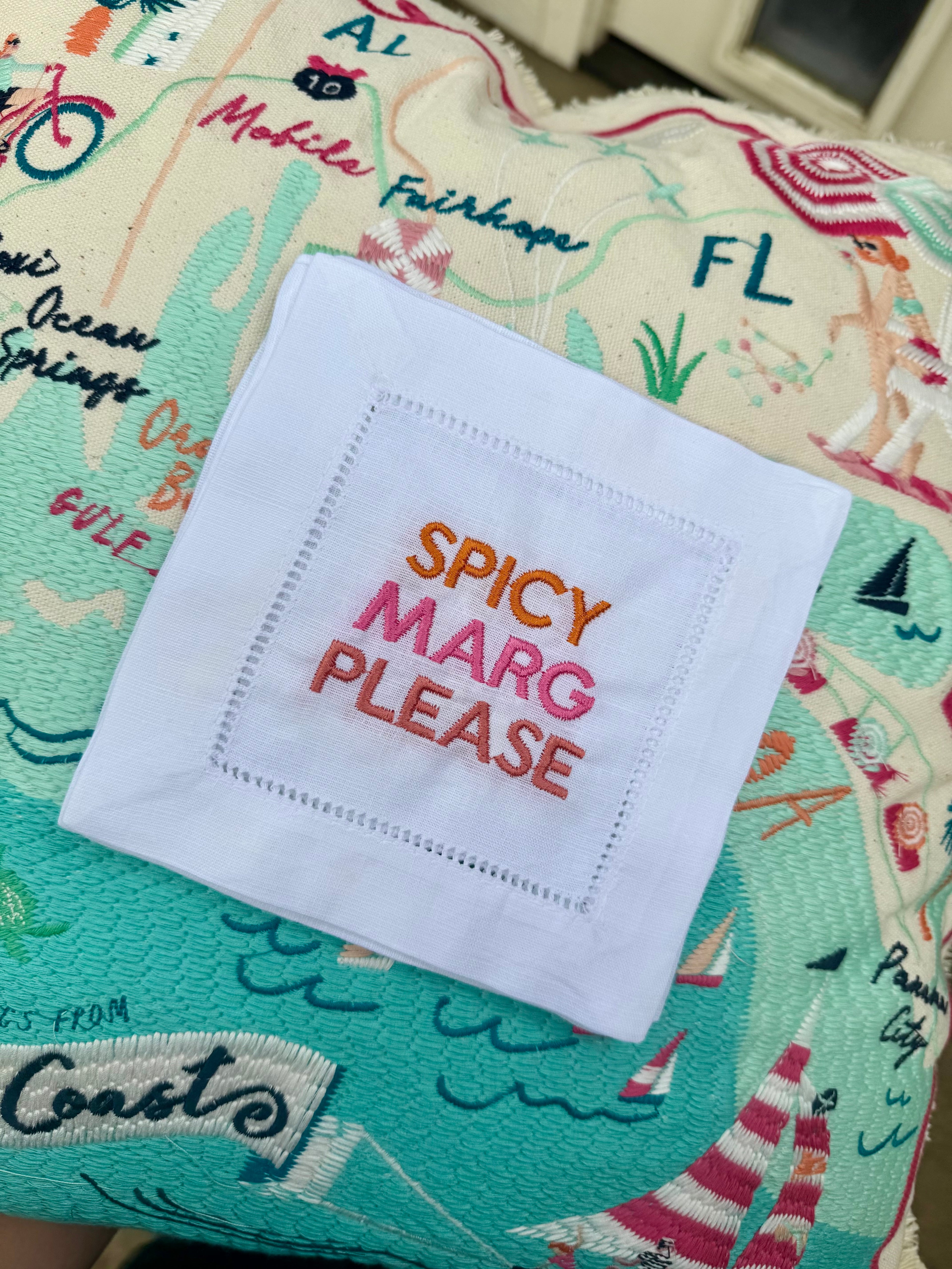 Spicy Marg Please Cocktail Napkins
