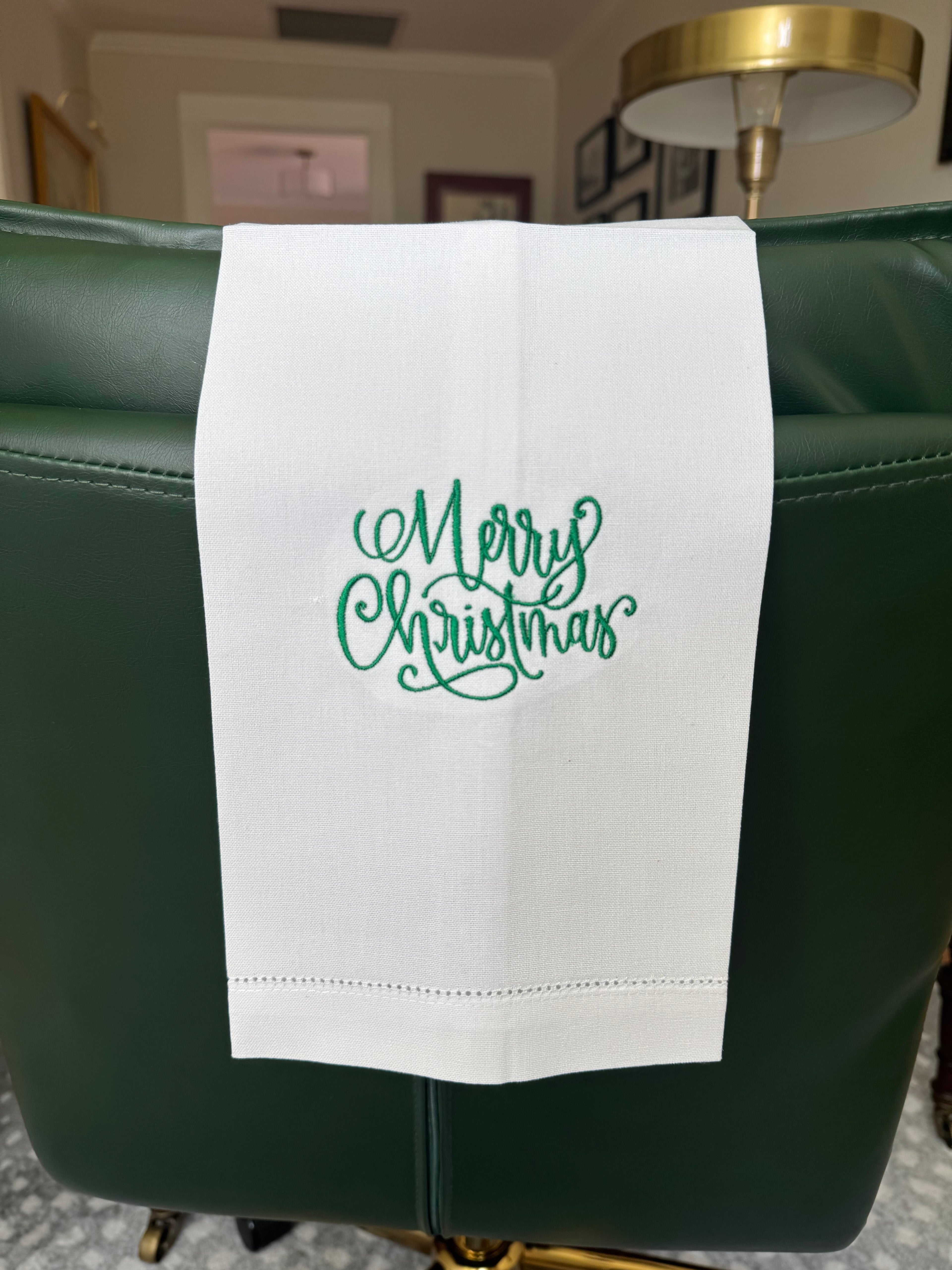Merry Christmas Tea Towel