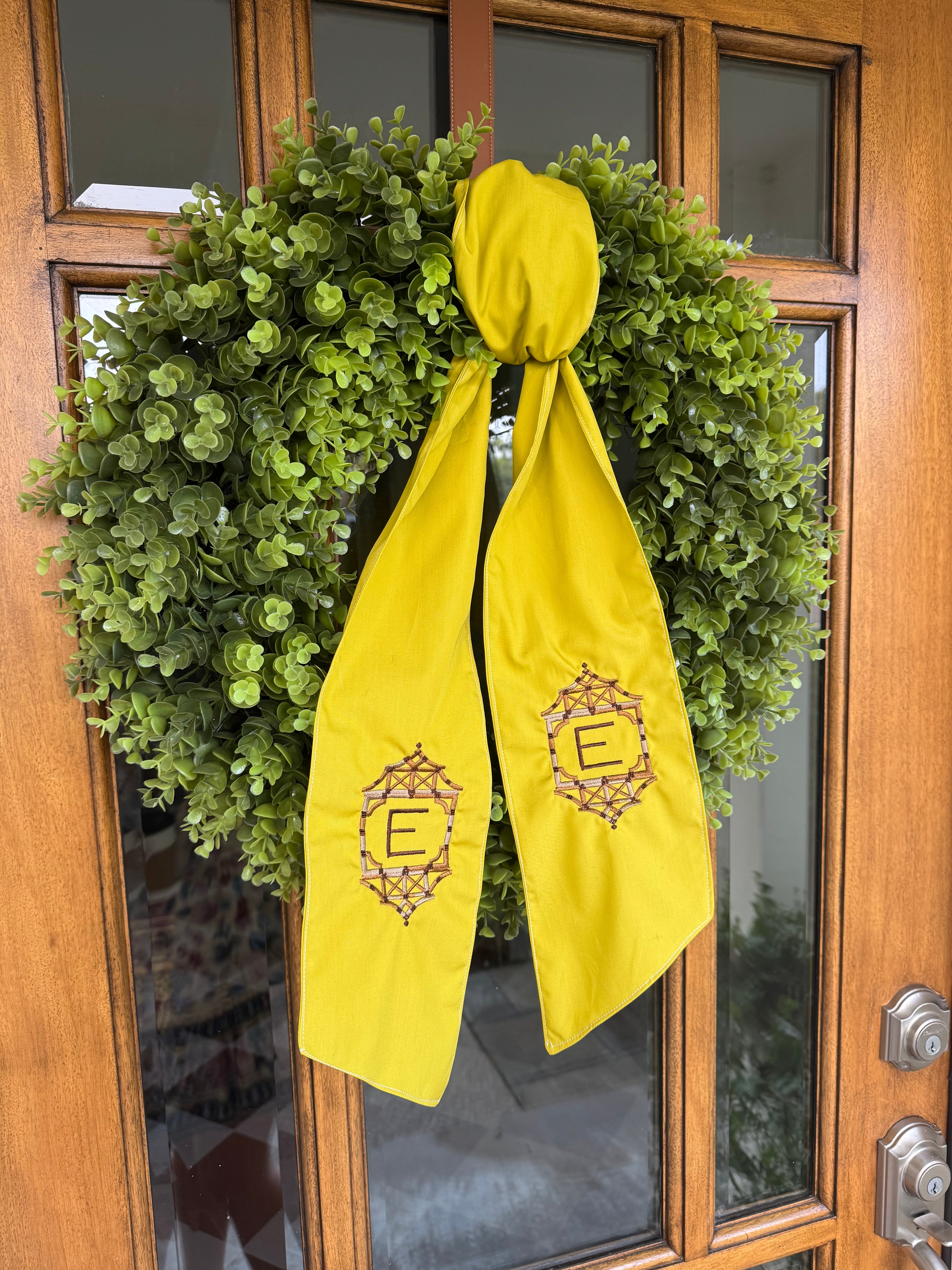 Pagoda Green Wreath Sash