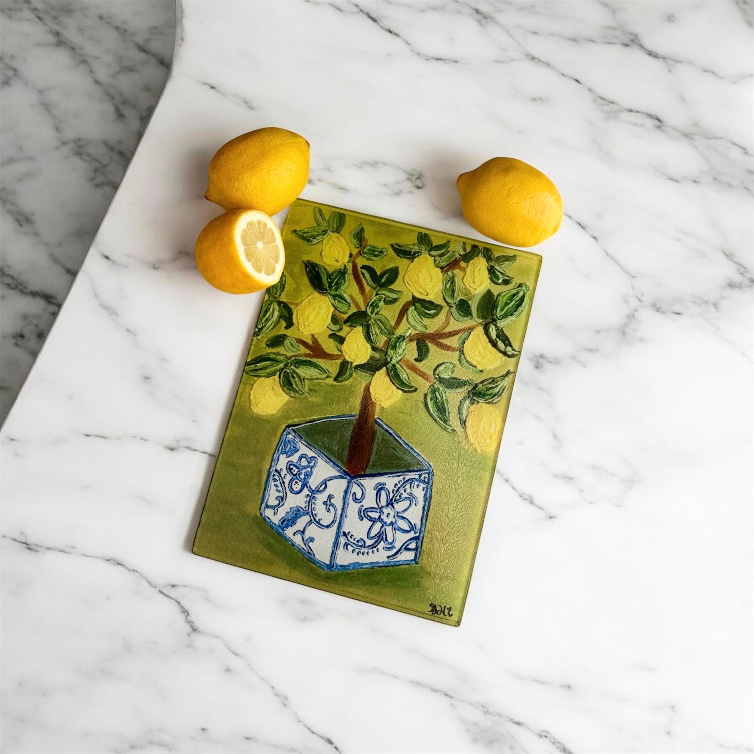 Lemon Tree Cutting Board